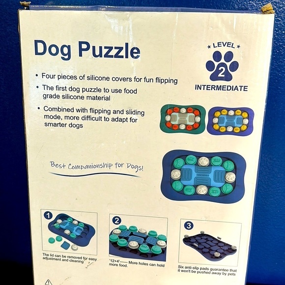 New in Box ONFSEVY Adjustable Dog Puzzle Skill Level 2 - Picture 5 of 5